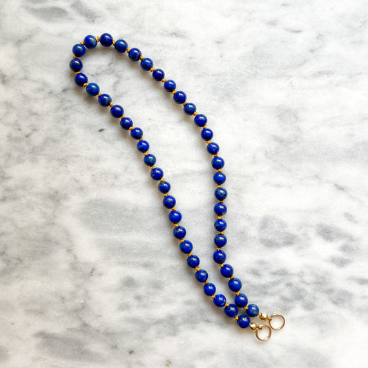 Eye of the Cat Lapis Lazuli Collar